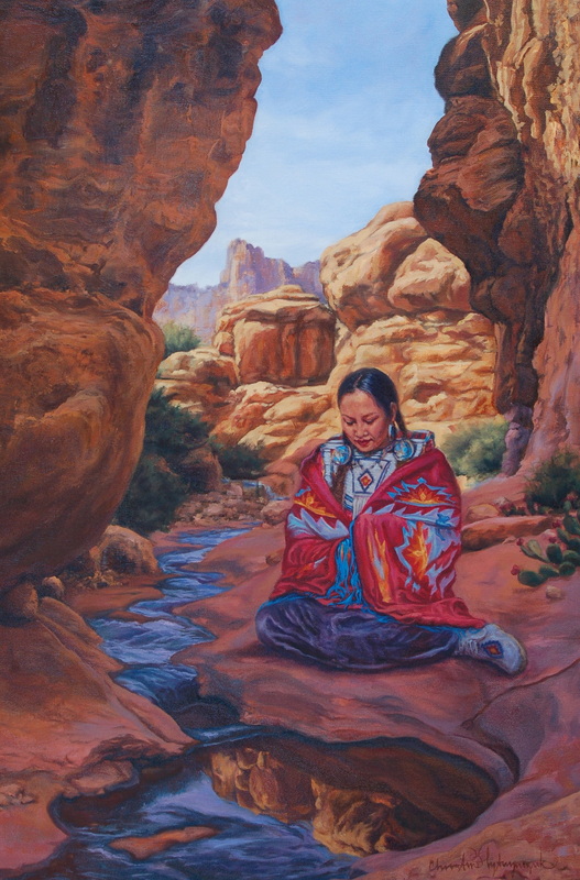 Native american portrait Christine Lytwynczuk