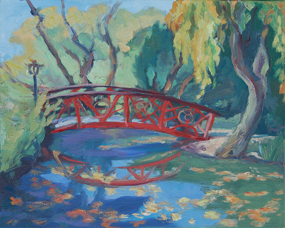 Japanese bridge painting 