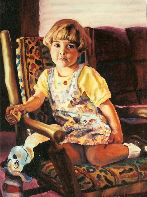 Painted portrait