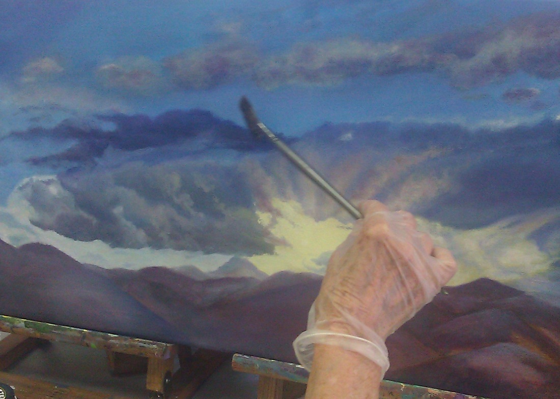 Painting class oil landscape