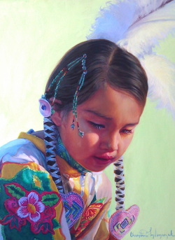Native American painting Christine Lytwynczuk