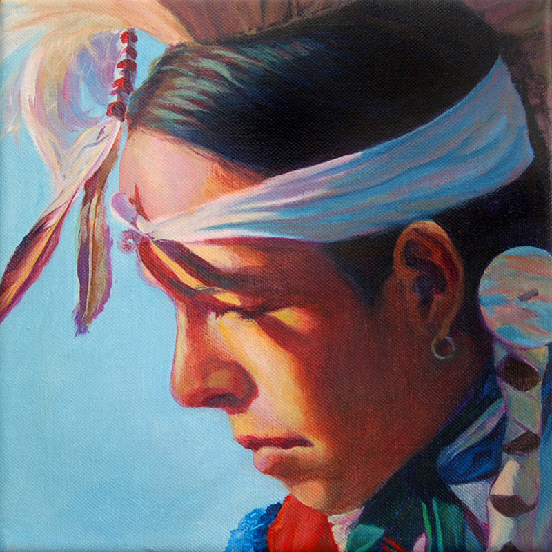 Native american portrait Christine Lytwyczuk