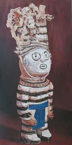Kachina doll painting Christine Lytwynczuk