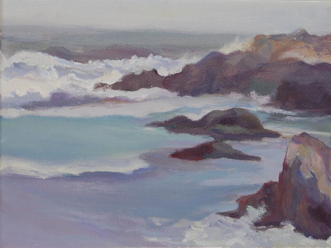 california coast painting